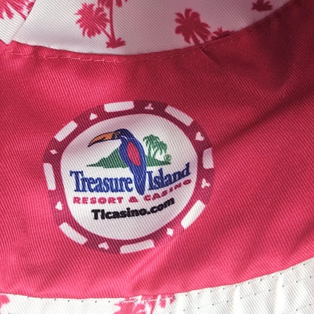 Minnesota Twins Bucket Hat Mens OSFM Blue Pink Reversible Palm Tree MLB Baseball